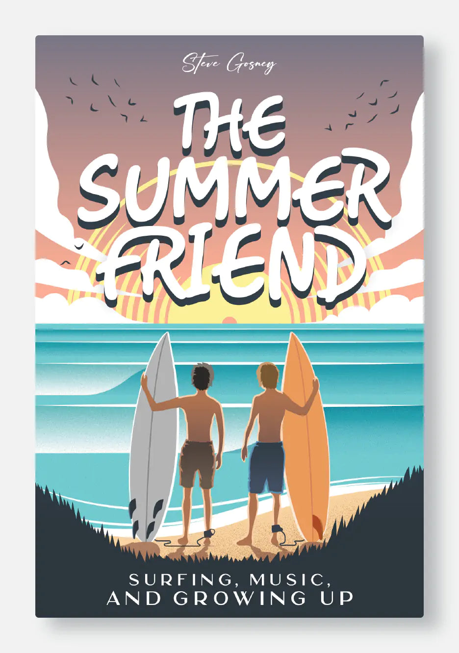 The Summer Friend: Surfing, Music, and Growing Up softcover book (first printing, autographed)