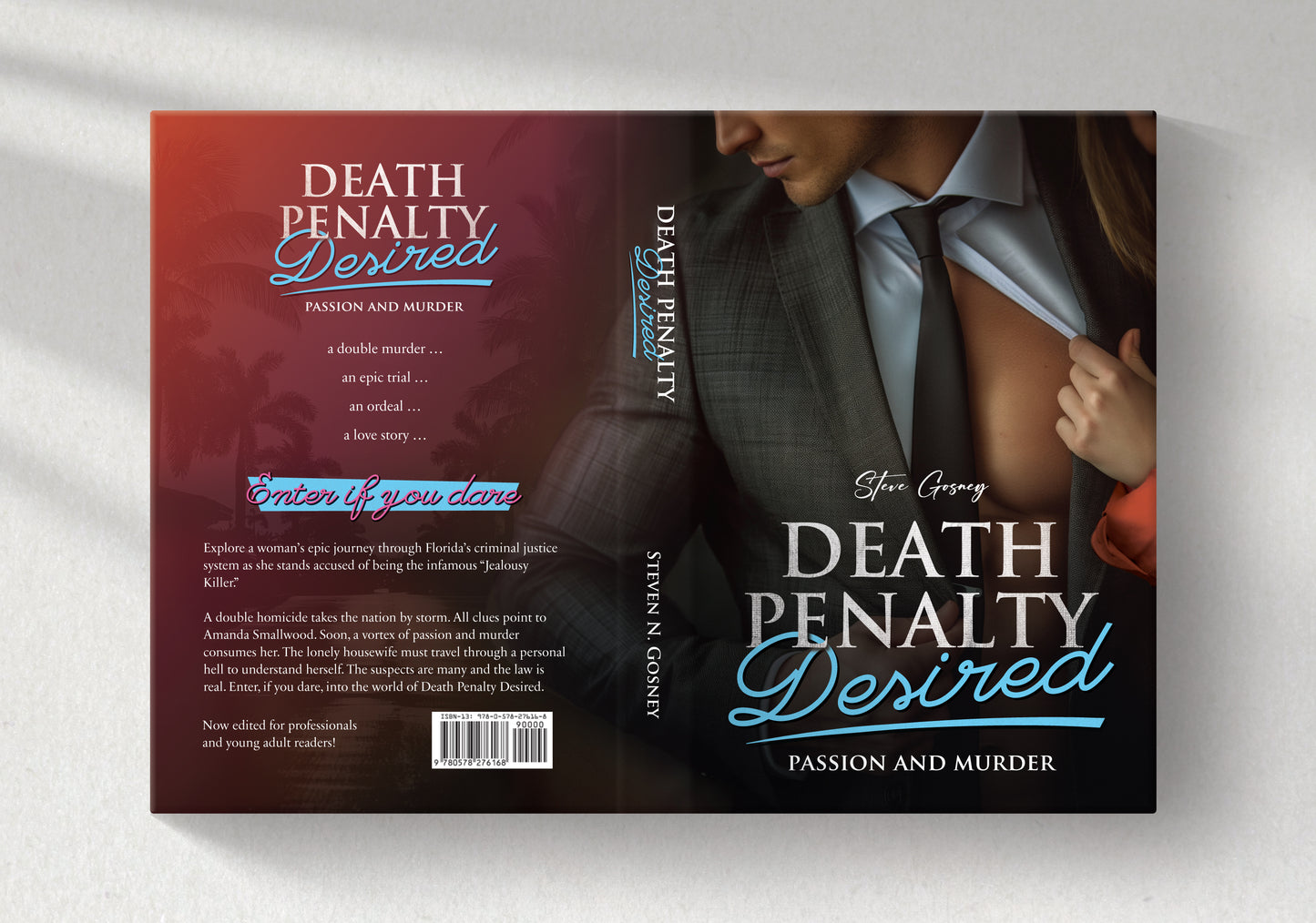 Softcover PG rated novel Death Penalty Desired: Passion and Murder (autographed)