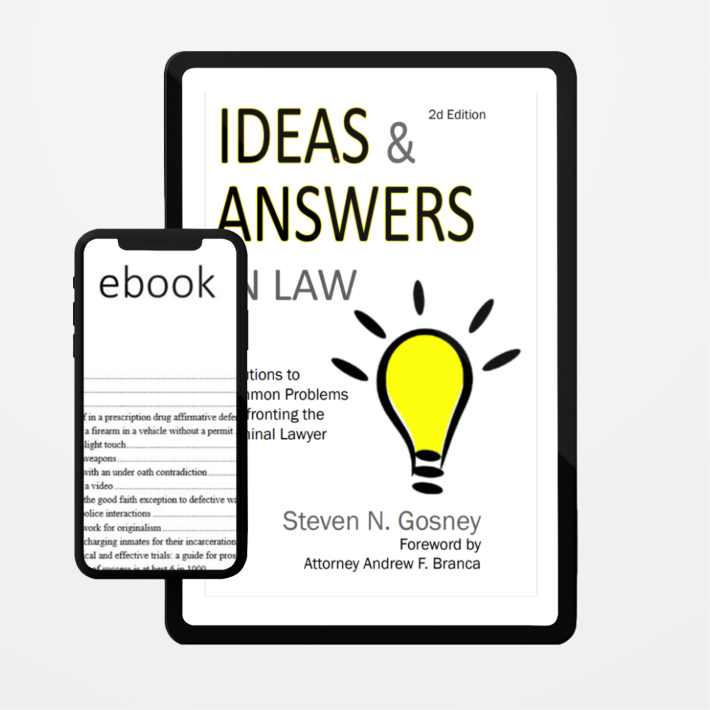 eBook: Ideas & Answers in Law book (PDF, .mobi, eBook)